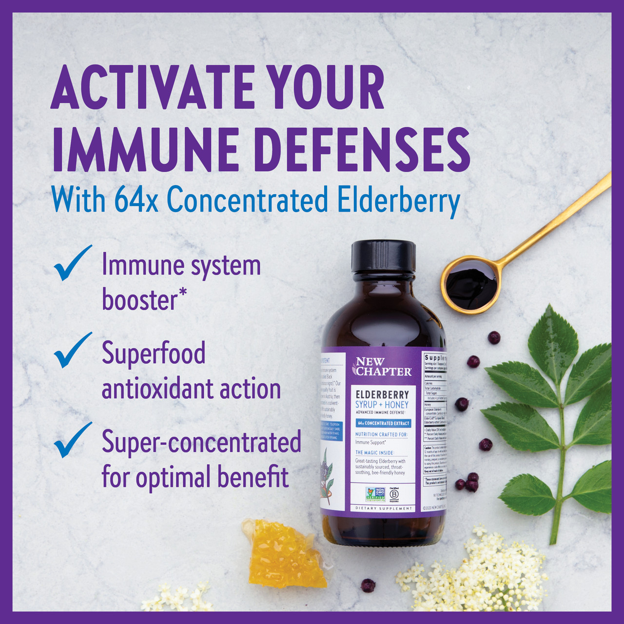 Elderberry syrup for immune system
