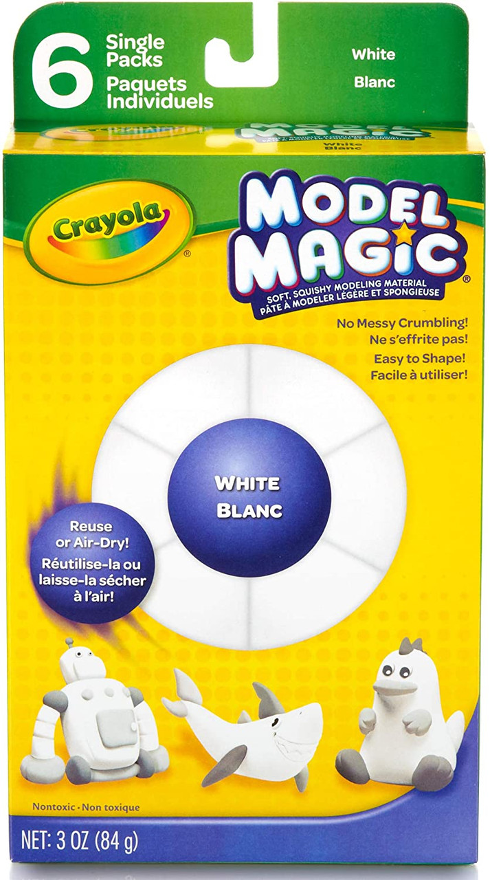 Crayola Model Magic Single Packs, White - Double Play