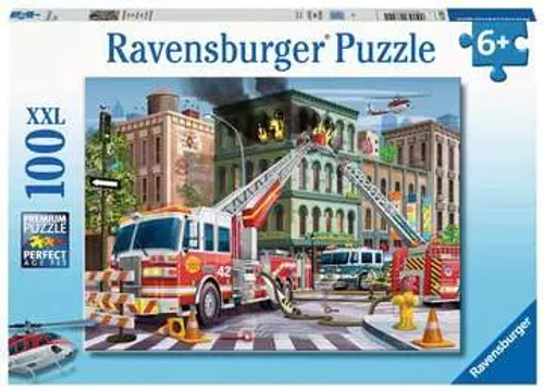 Ravensburger Fire Truck Rescue Puzzle - 100 pc 