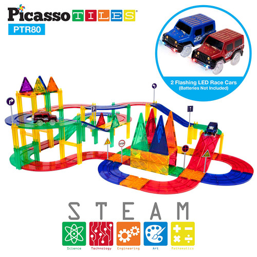 picasso tiles racing track set