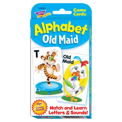 Alphabet Old Maid Challenge Cards