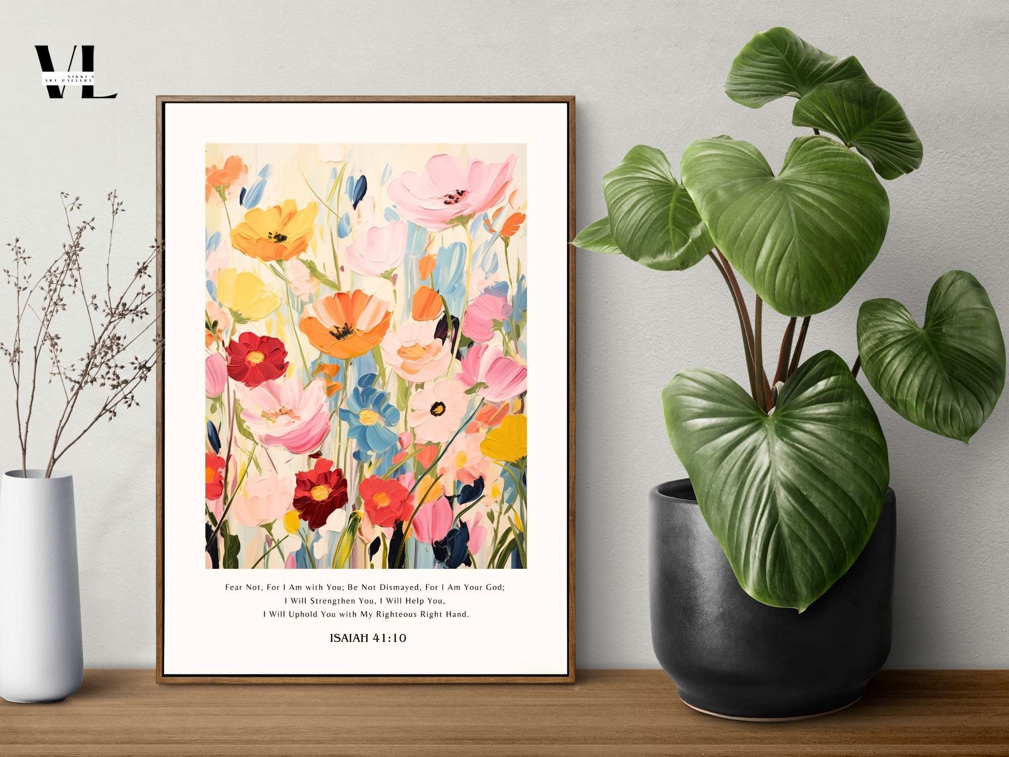 Isaiah 41:10 Christian Poster