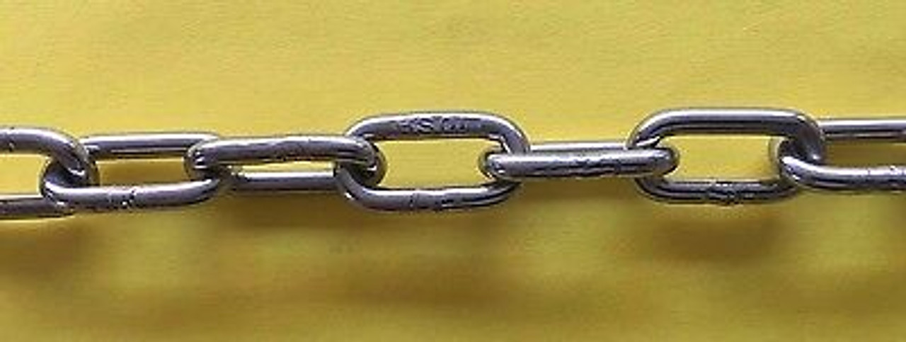 5/32 Stainless Steel Anchor Chain 316 5/16 1/4 3/16 5/32 1/8 5/64 by The Foot