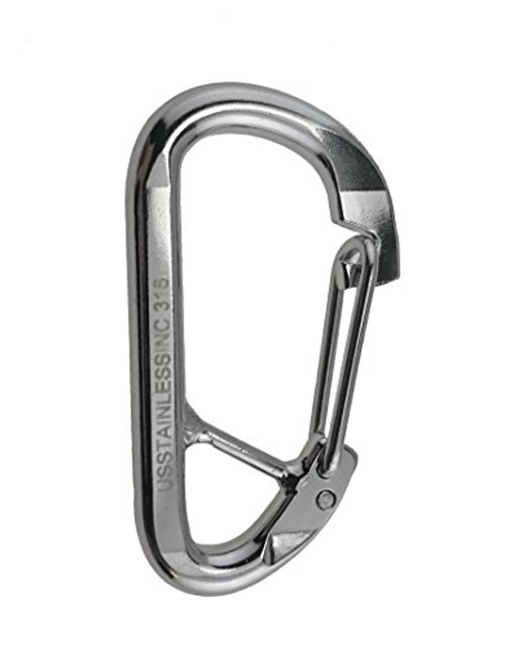 Stainless Steel 316 Spring Hook Carabiner 3/8 (10mm) Marine Grade Safety  Clip Forged