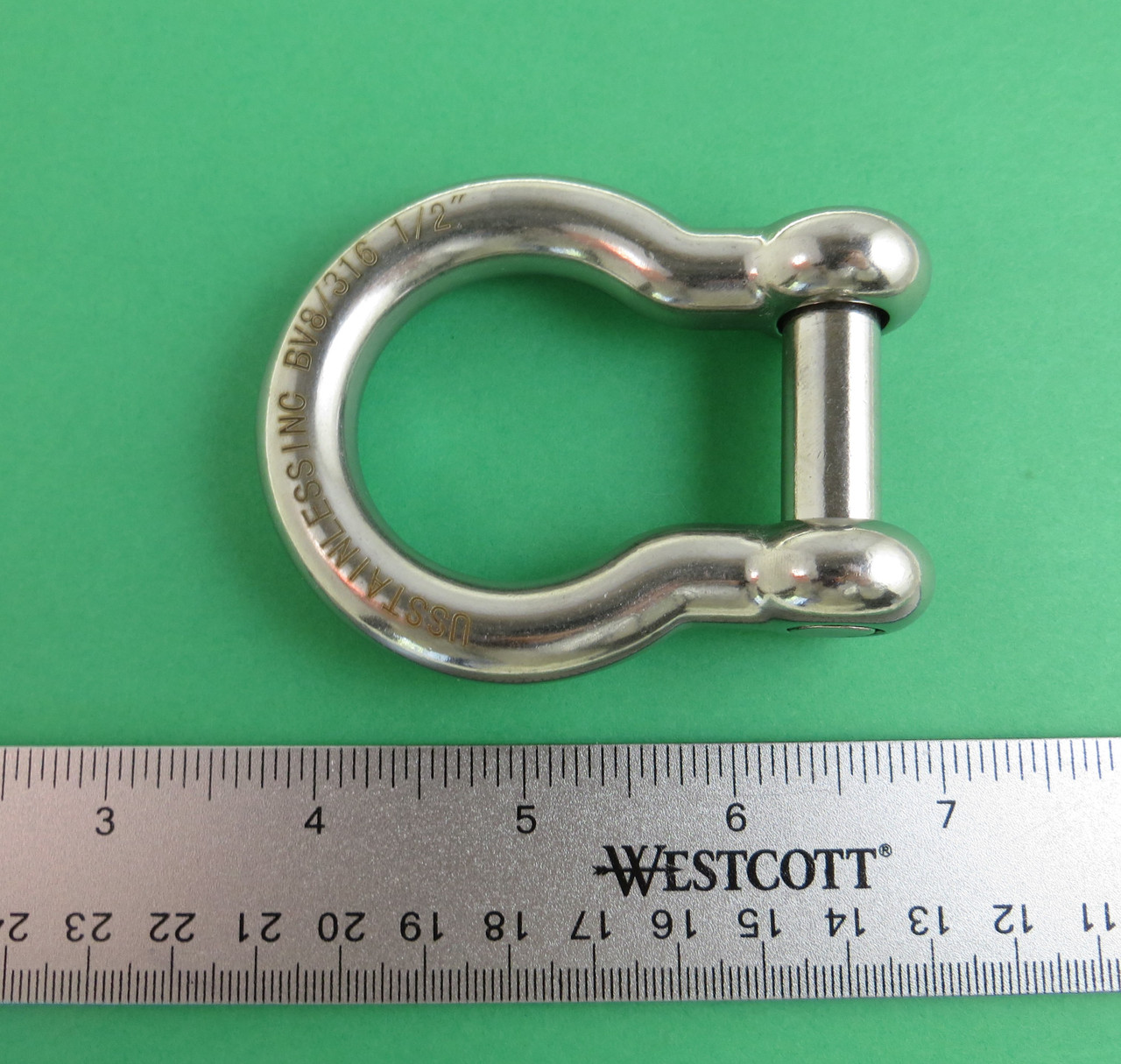 SS Bow Shackle 316 12mm | VIC Stainless Sales