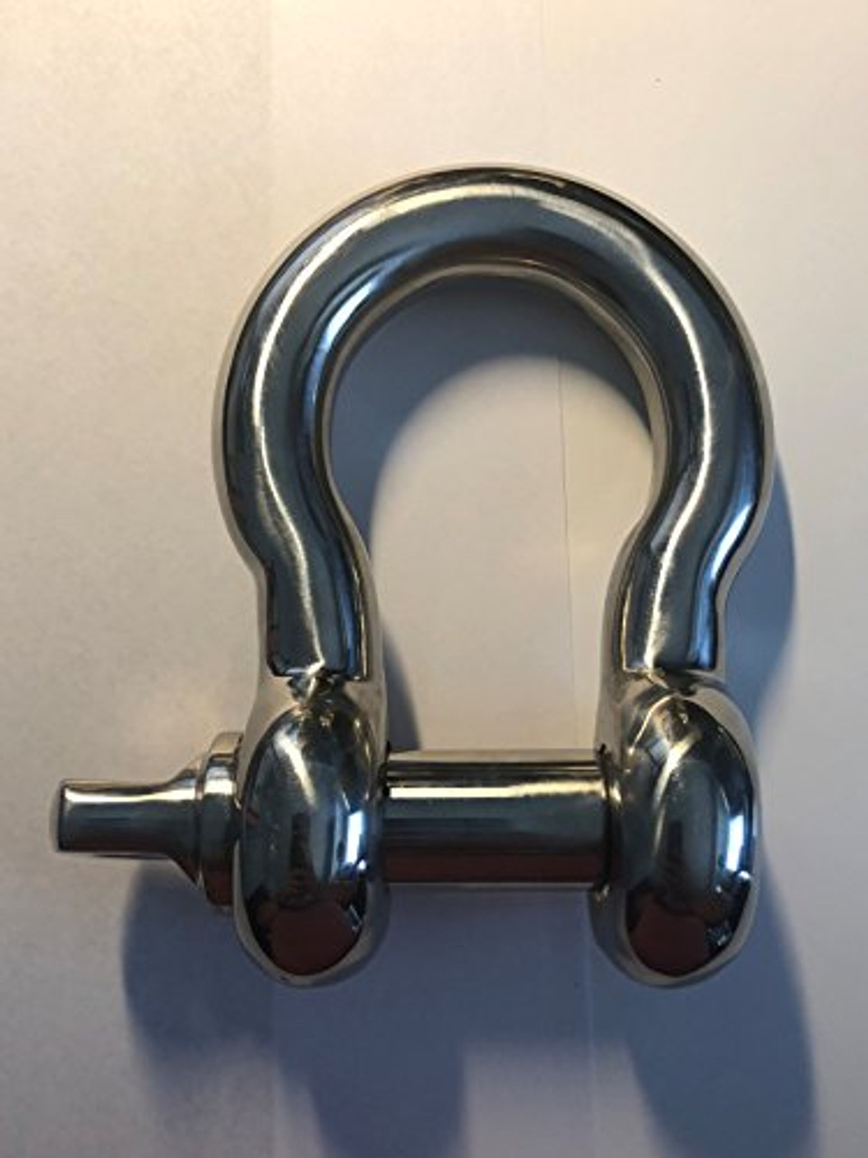 Bow Shackle 7/8 Forged US Type Oversized 1 Pin Marine Grade Stainless Steel 316 