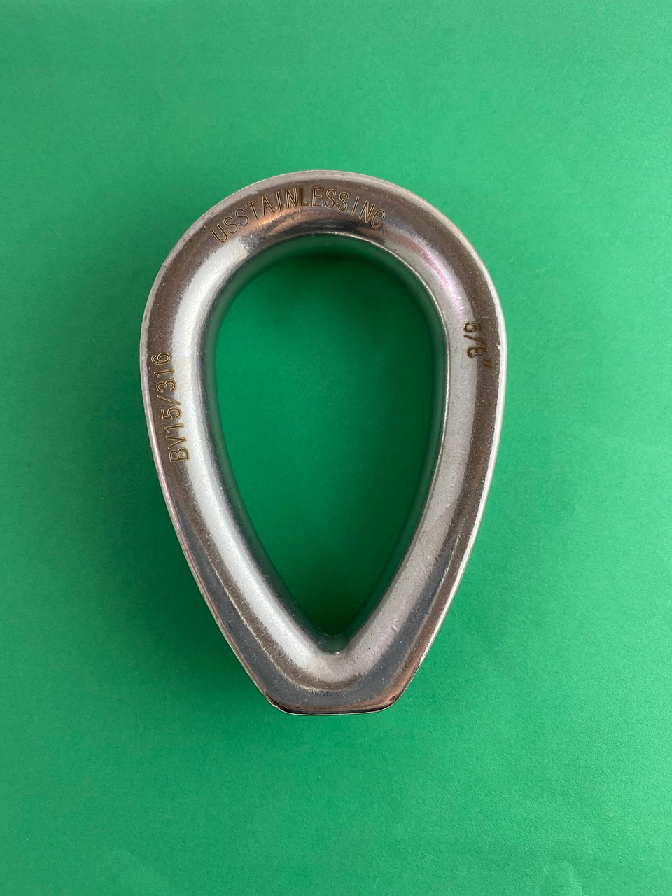 Stainless Steel 316 5/8 (16mm) Wire Rope Thimble Casting with Closed End  Marine Grade for Rope Size 5/8 - US Stainless