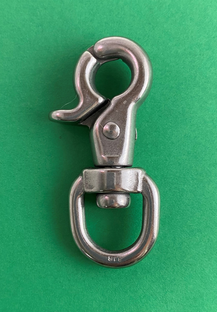 5/8 Oval Head Trigger Snap Hooks: For Round Cords and Flat Straps 