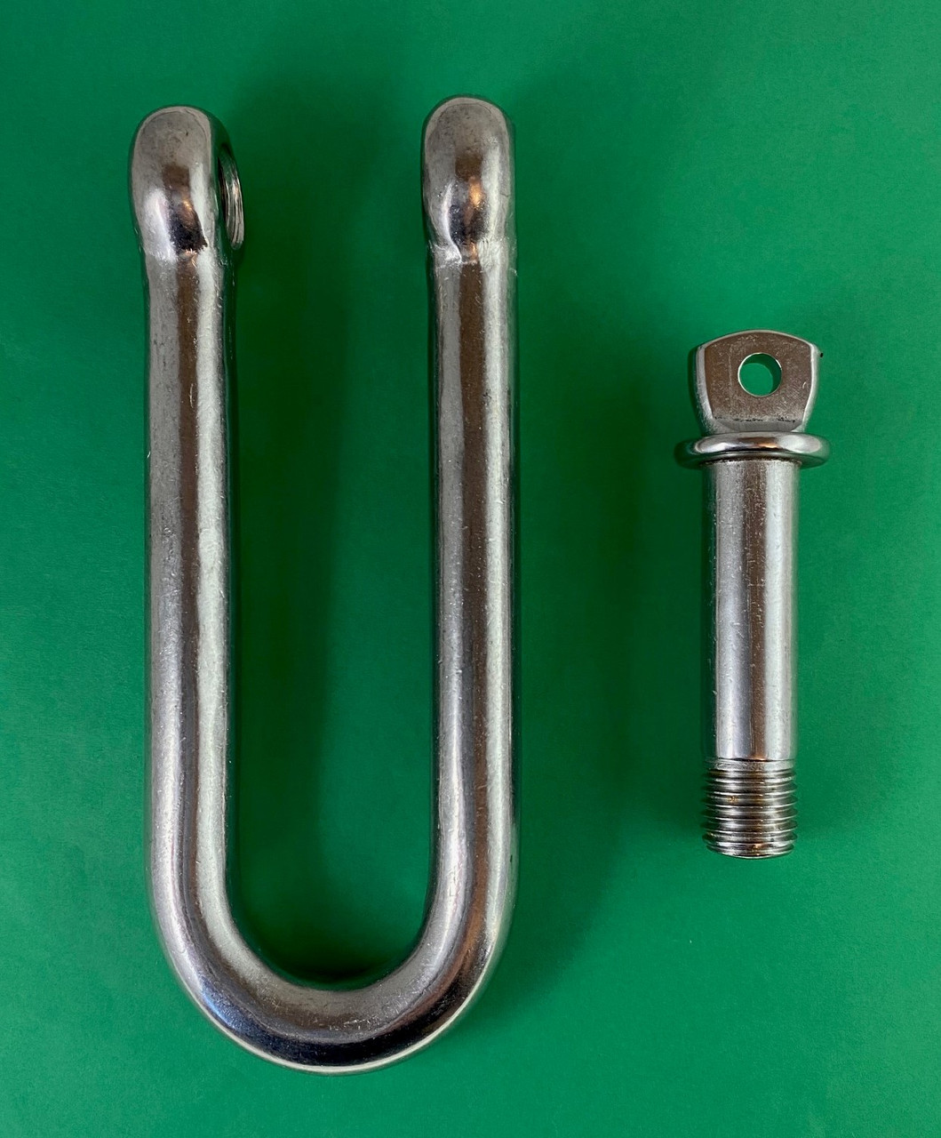 Stainless Steel 316 Long D Shackle 5/8