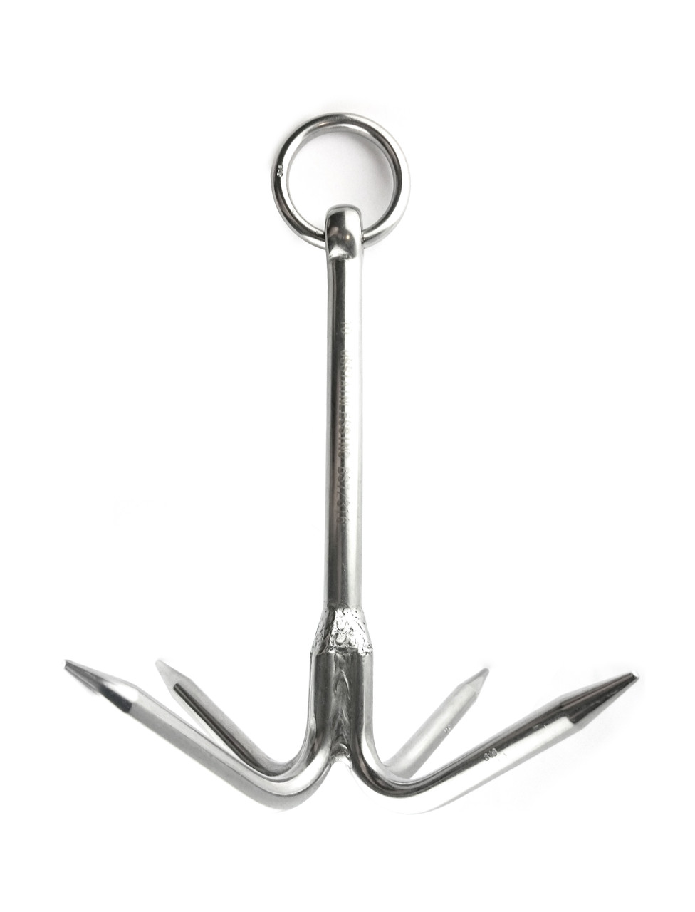 Stainless Steel 316 Hook Anchor 15 (375mm) Marine Grade Grapple Grappling  Hook