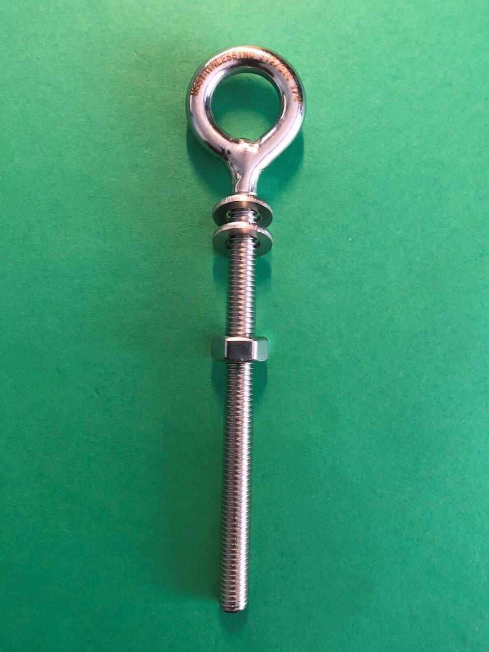 1/4 x 6 Plain Eye Bolt Welded Stainless Steel