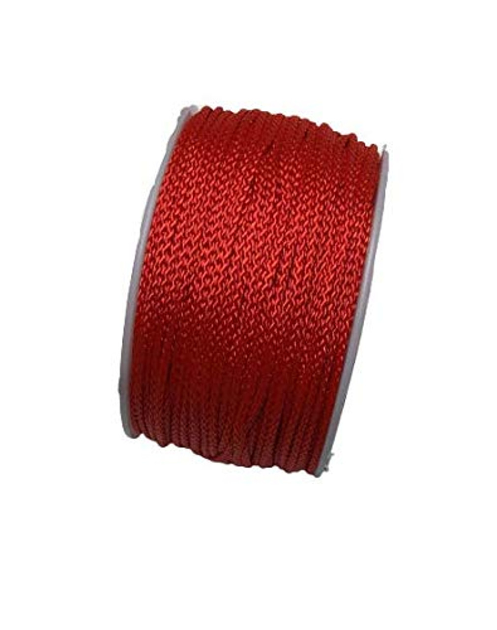 US Ropes Tactical Nylon Micro Cord 1.18mm X 125ft Lightweight Braided Cord  (3/64 Diameter) on Spool Camping Boating Home Fishing Garden Jewelry 90lb  Test Breaking Load (Red) - US Stainless