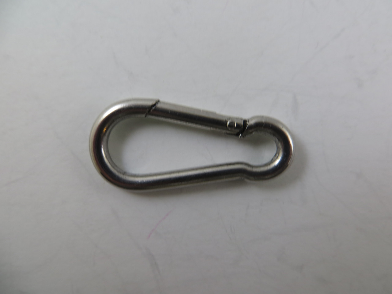 Stainless Steel 316 Spring Hook with Screw Nut and Eyelet Carabiner 1/4  (6mm) Marine Grade - US Stainless