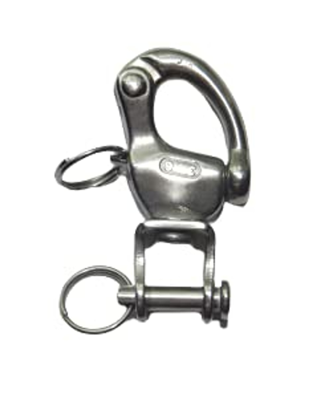 US Stainless Snap Shackle with Forged Swivel Jaw Type 2476 12mm (1/2)  Marine Grade 316 Stainless - US Stainless