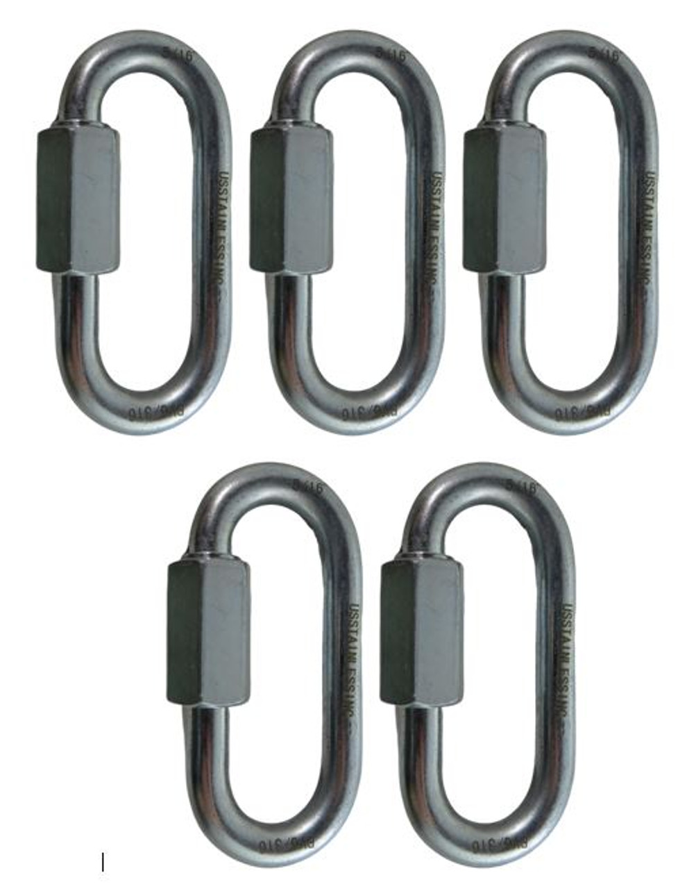 Buy Steel Quick Links Zinc Plated - Ashley Chains