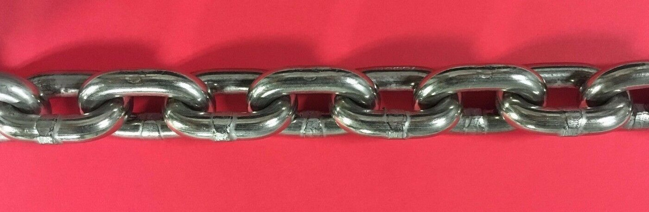 3/8 Type 304, Stainless Steel Chain (Sold Per Foot)