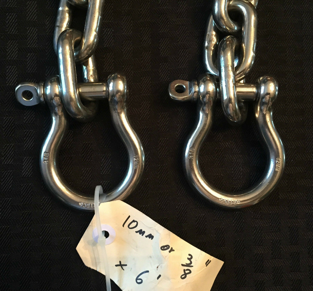 Stainless Steel 316 Anchor Chain Shackles Boats Sailing Fishing Mooring