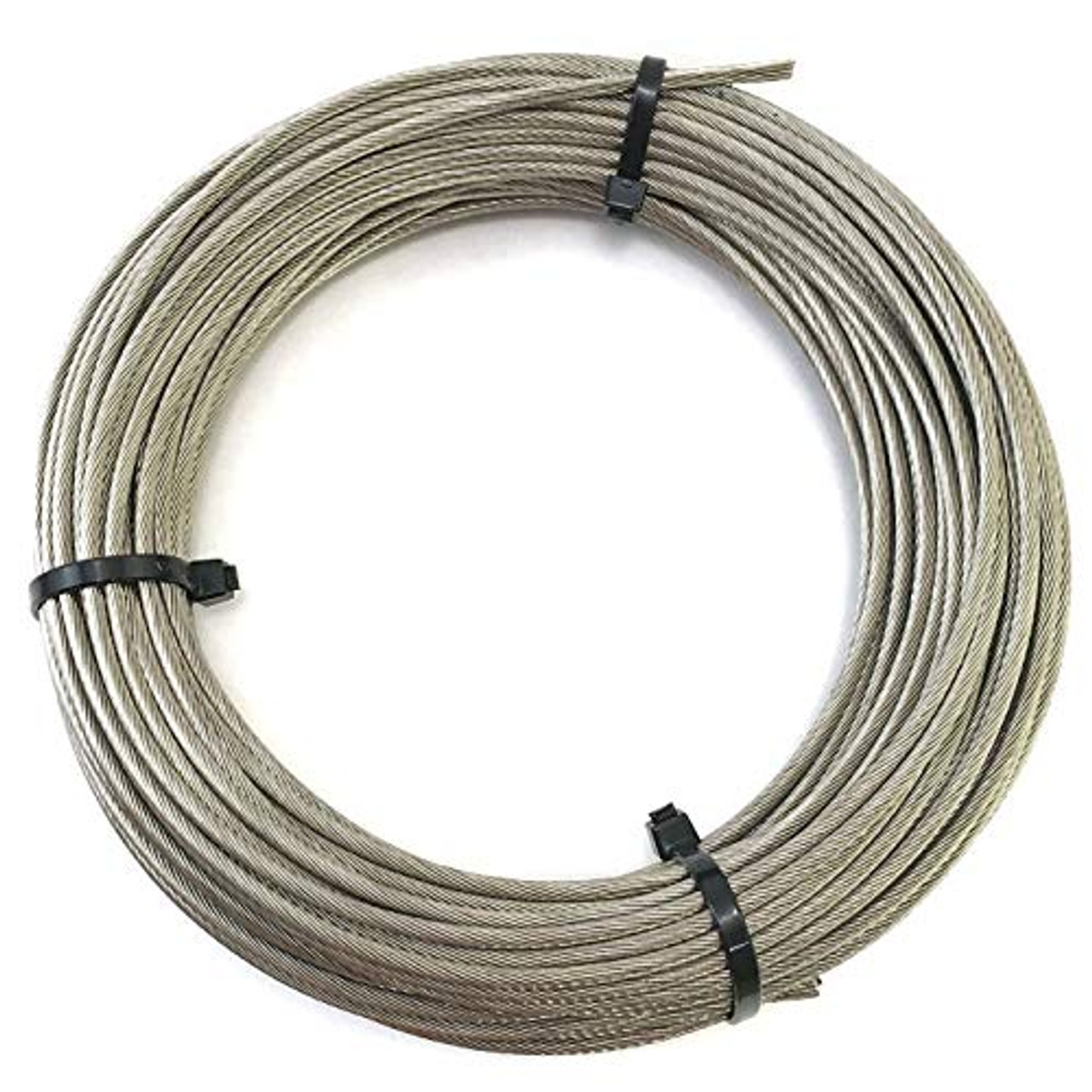 High Brightness Stainless Steel 316 Wire Rope Cable 1/16 7x7 by 1000'  Marine Grade