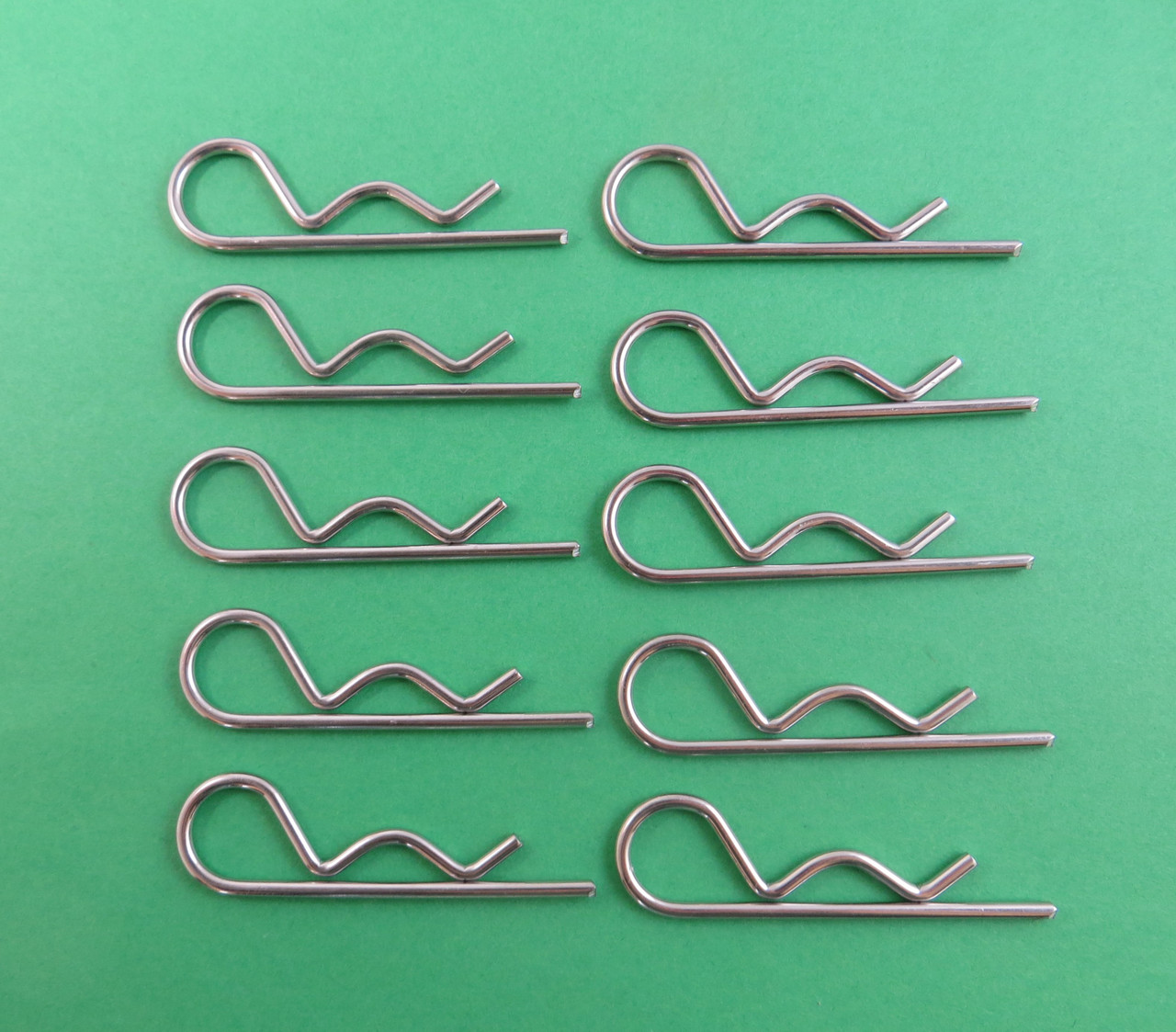 10 Pieces Stainless Steel 316 R Clip Beta Pin 2.0mm (5/64