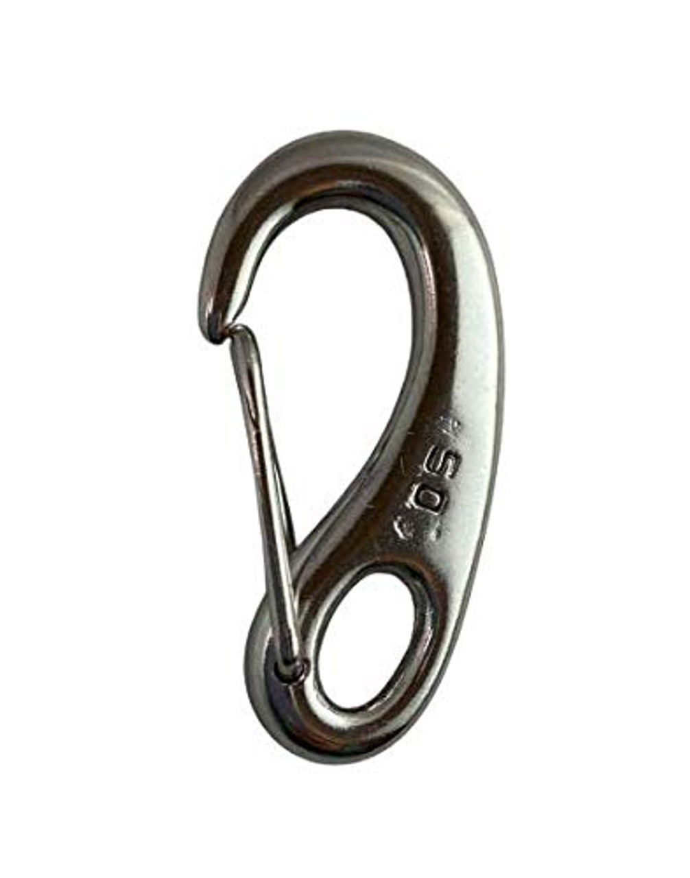 Stainless Steel 316 Spring Gate Snap Hook Clip 2 Type K Polished  (Passivated) Marine Grade Lobster Claw - US Stainless