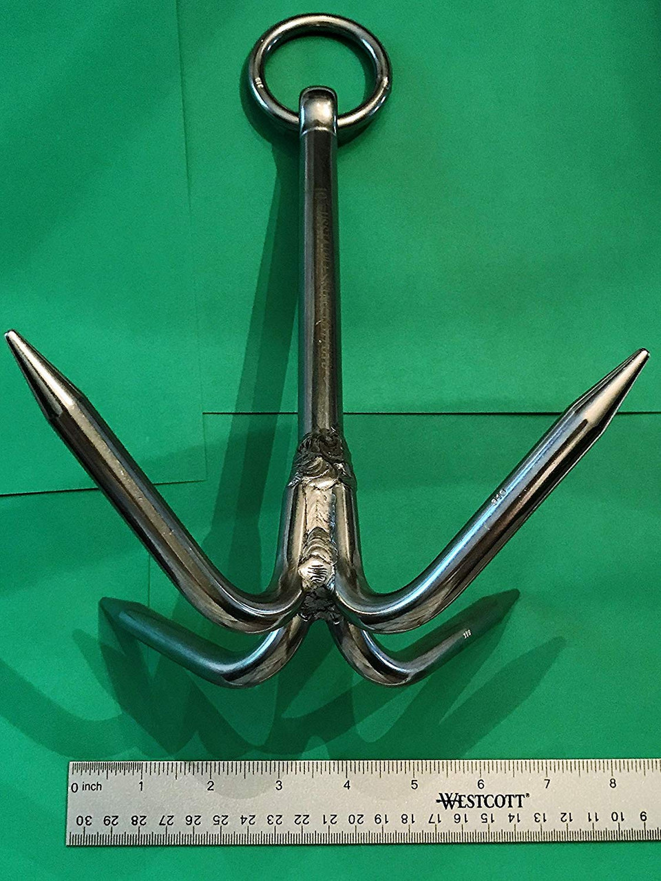Stainless Steel 316 Hook Anchor 9.5" (240mm) Marine Grade Grapple - US  Stainless