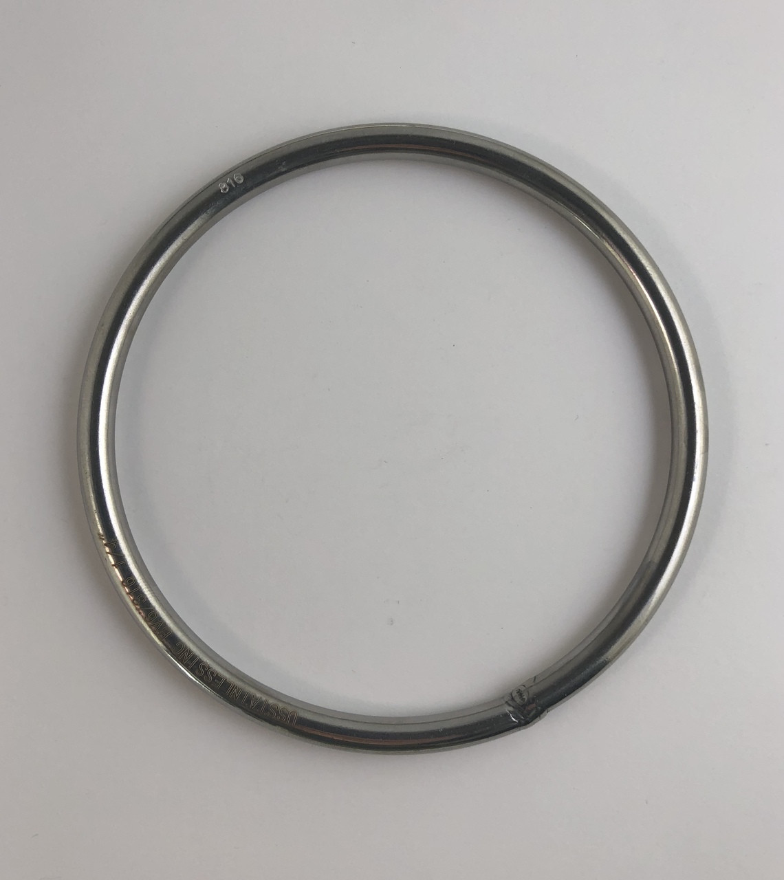 Welded metal O Rings 316 (A4 Marine) Stainless Steel Rings