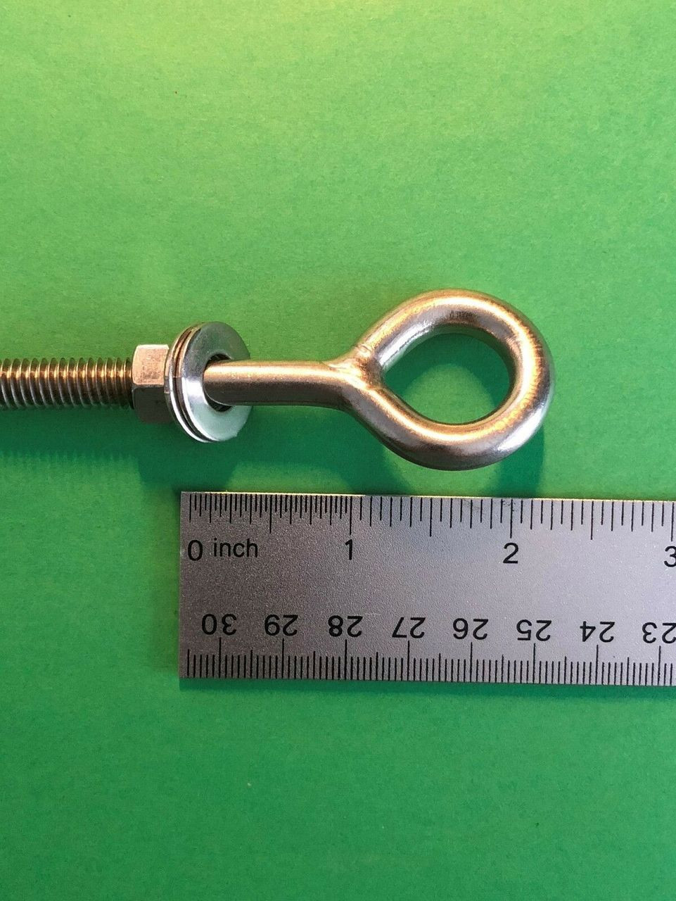 Stainless Steel UNWELDED EYE BOLT 316, 3/16 in. x 3 in