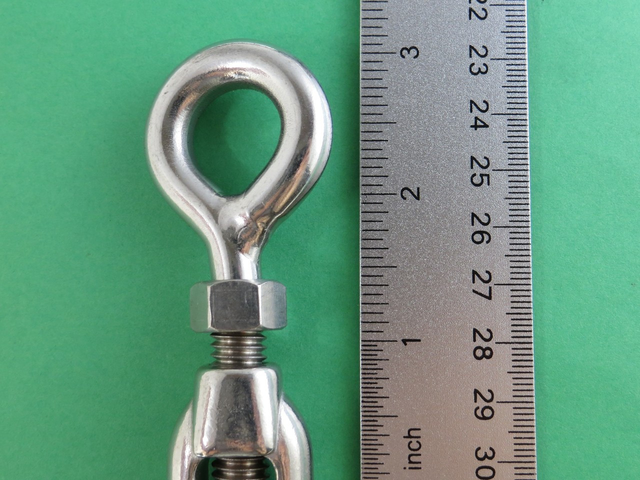 Large Swivel Eye Snap Hook SS T316 - 3-3/8 Length