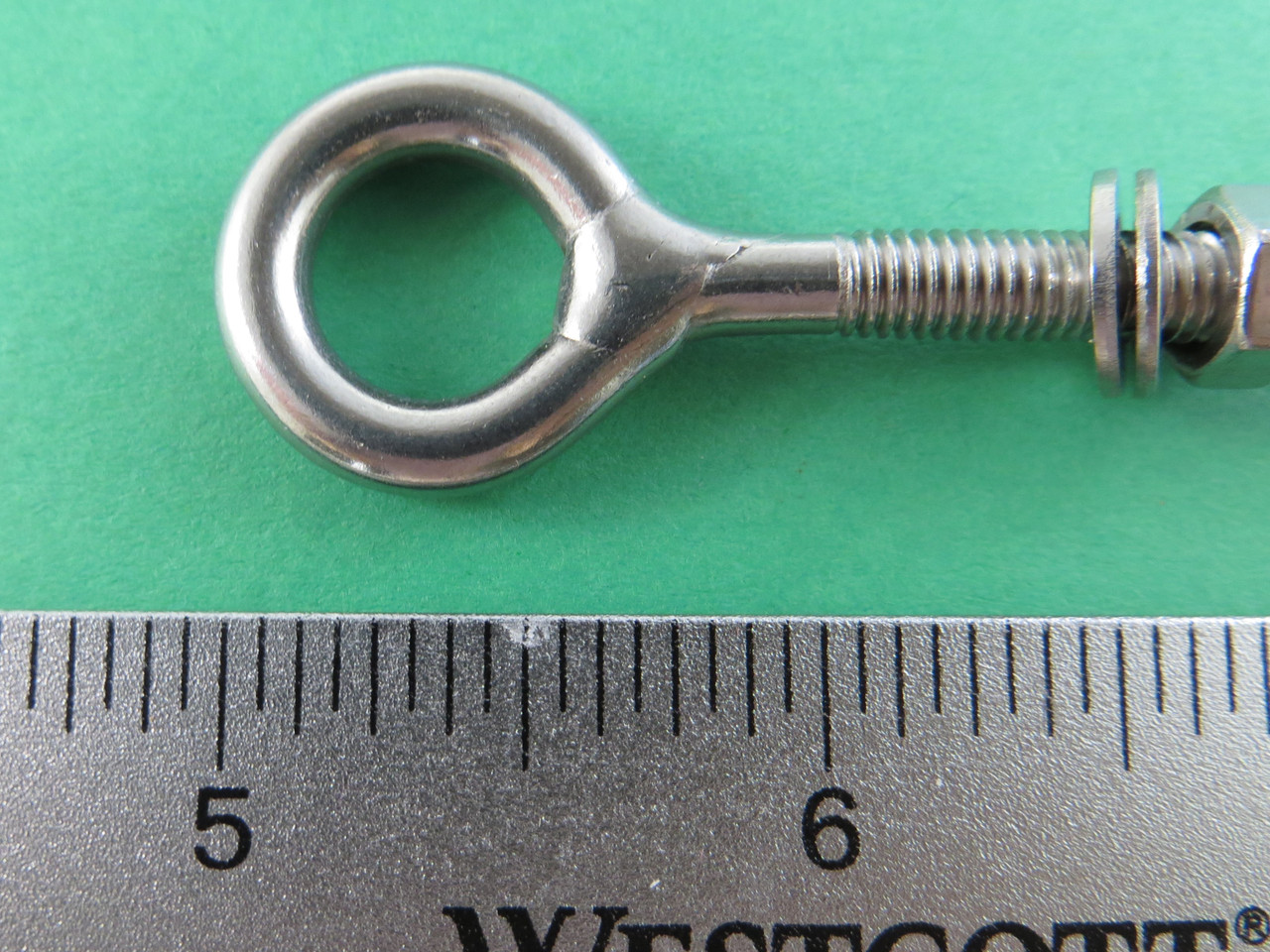 Stainless Steel 316 M5 Eye Bolt 5mm x 50mm (3/16