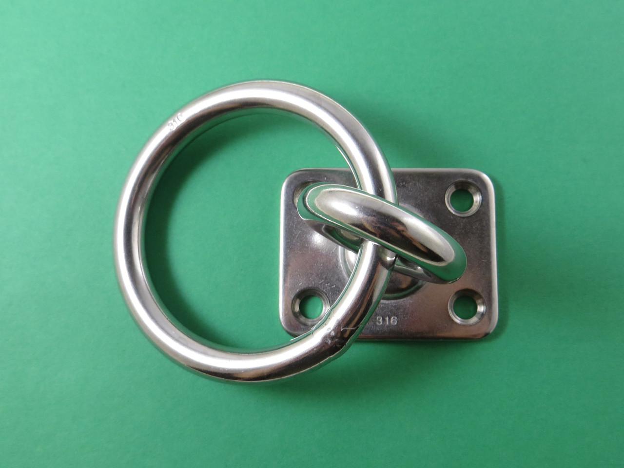10 Pieces Stainless Steel 316 3/16 5mm Heavy Duty Cast Pad Eye Marine Grade 10 Pieces Stainless Steel 316 3/16 5mm Heavy Duty Cast Pad Eye Marine Grade