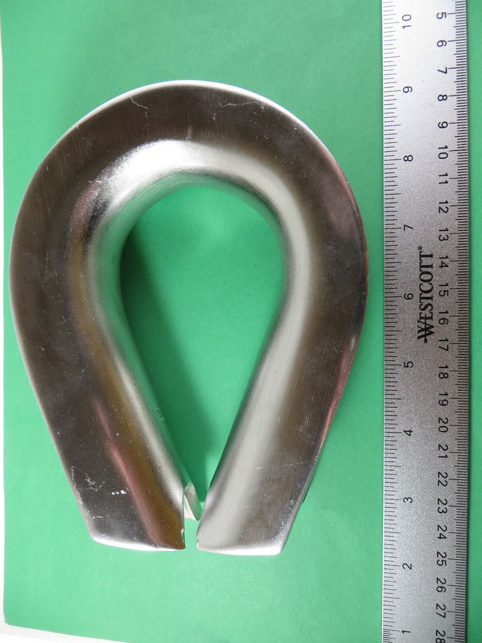 Stainless Steel 316 1 (25mm) Wire Rope Thimbles Heavy Duty Marine Grade  for Rope Size 1 - US Stainless
