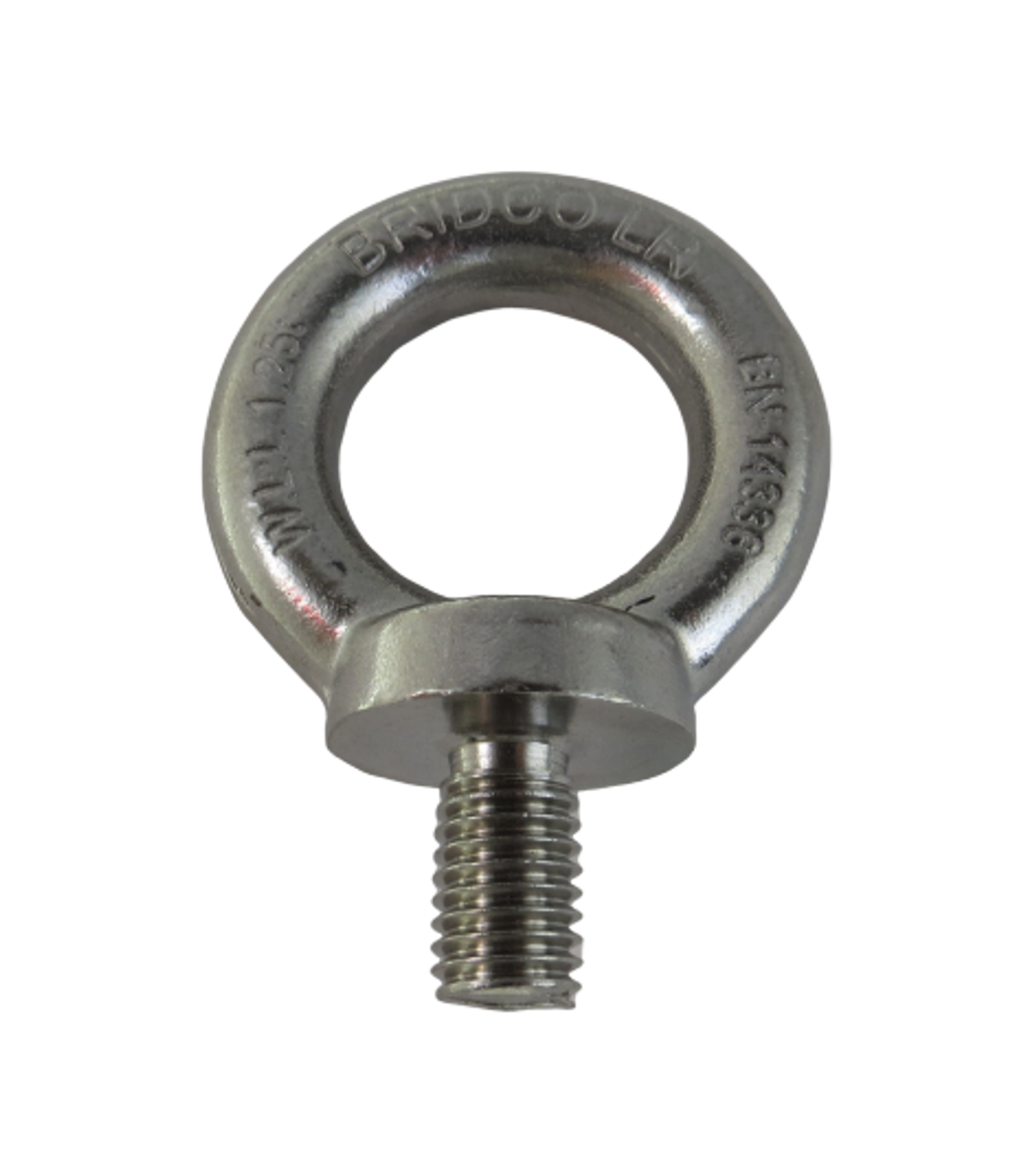 12-Pack 316 Stainless Steel Eye Bolt Eye Hook Heavy Duty Screw Eye Lag  Thread Eye 2.1 inches Eye Bolt