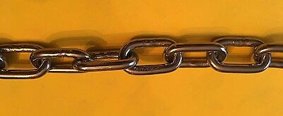 Stainless Steel 316 Chain 6mm or 1/4" Medium Link Chain by the foot