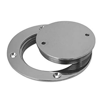 Stainless Steel 316 Inspection Deck Port 4" (100mm) Marine Grade US