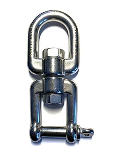 Stainless Steel 316 13mm (1/2") Anchor Swivel Eye and Jaw Marine Grade