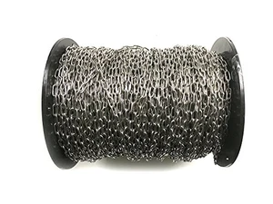 Stainless Steel 316 Chain 2mm or 5/64" Medium Link Chain 200 meter roll (656')