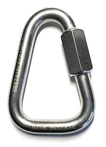 Stainless Steel 316 Delta Shape Quick Link 9/16" (14mm) Marine Grade Triangle