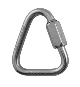 Stainless Steel 316 Delta Shape Quick Link 1/4" (6mm) Marine Grade Triangle