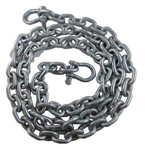 US Galvanized Windlass 5/16" x 50' ISO G4 Anchor Chain HDG with Galvanized Shackles US Galvanized Windlass 5/16" x 50' ISO G4 Anchor Chain HDG with Galvanized Shackles