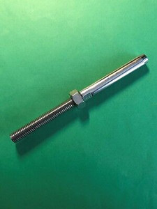 Stainless Steel 316 Swage Stud M12 Threaded Terminal Marine Grade for 1/4" Wire