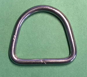 Stainless Steel 316 D Ring 3/16" x 1 1/2" (5mm x 40mm) Marine Grade Stainless Steel 316 D Ring 3/16" x 1 1/2" (5mm x 40mm) Marine Grade