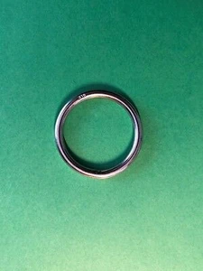 Stainless Steel 316 Round Ring Welded 5/32" x 1 3/16" (4mm x 30mm) Marine Grade