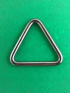 Stainless Steel 316 Triangle Ring Welded 3/16" x 1 3/4" (5mm x 45mm) Marine