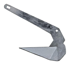 Galvanized Delta Anchor 16.5lbs (7.5kg) Fast Set Plow Anchor