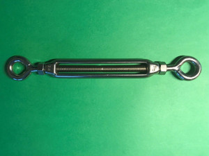 Stainless Steel 316 5/16" Turnbuckle Eye and Eye with Locknuts Marine 5/16" UNC