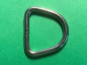 Stainless Steel 316 D Ring 5/32" x 1" (4mm x 25mm) Marine Grade
