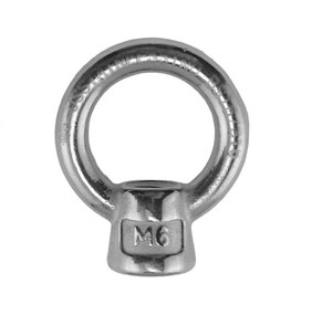 Stainless Steel 316 M6 Lifting Eye Nut Marine Grade 6mm