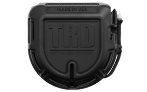 Atwood Rope MFG Tactical 550 Paracord Parachute Cord Rope Dispenser Black 50ft Spool TRD | Cutting Blade, Belt Clip, Cord Grip, View Port, Integrated Ruler