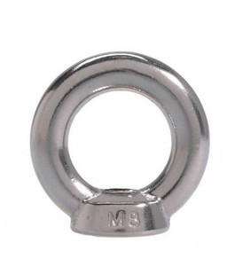 Stainless Steel 316 M8 Eye Nut 8mm Marine Grade Heavy Duty