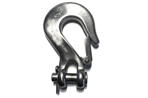 Stainless Steel 316 Clevis Slip Hook with Safety Latch 5/16" Marine Grade Hook Stainless Steel 316 Clevis Slip Hook with Safety Latch 5/16" Marine Grade Hook